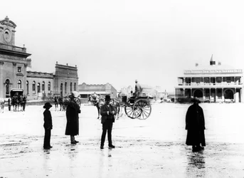 Praça do mercado, Joanesburgo, c.1895